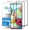 Image de 2 Films de protection écran verre trempé pour Samsung Galaxy A71, A71 5G et SM-A716B, SM-A716S, SM-A716U [Contour noir]