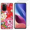 Image de Coque pour Xiaomi Mi 11i 5G / Xiaomi Poco F3 6.67 et 2 Verres Trempé [Fleur]