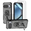 Image de Compatible avec Google Pixel 10/10 Pro - Coque Anti Choc avec Anneau béquille + 2 Films de Protection écran en Verre trempé