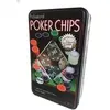 Image de Coffret boite de jeton poker avec 100 jetons de poker 1 jeton dealer