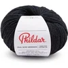 Image de Fil à tricoter laine Mérinos Extrafine, Soie et Mohair - PHIL SOIE MERINOS -(...) - Noir