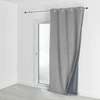 Image de 3S. x Home Rideau d'Ameublement Velours Double Polaire 135x280 cm VELVETA - Gris Perle