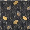 Image de Tissu coton enduit fleurs vendu au mètre(...) - Noir