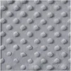 Image de Tissu polaire minky vendu par 50 cm(...) - minky gris clair