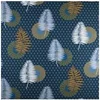 Image de Tissu coton feuilles d'automne vendu au mètre(...) - Bleu
