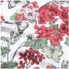 Image de Tissu coton enduit géraniums vendu au mètre(...) - Rouge
