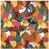 Image de Tissu coton enduit fleuri vendu au mètre(...) - Orange