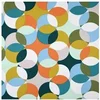 Image de Tissu coton enduit cercles vendu au mètre(...) - Multicolore