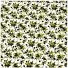 Image de Tissu coton olives noires vendu au mètre(...) - Blanc