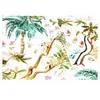 Image de Tissu coton satiné jungle vendu au mètre(...) - namaqua multicolore