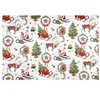 Image de Tissu coton Noël étrennes vendu au mètre(...) - etrenne multicolore