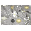 Image de Tissu coton Noël fleurs vendu au mètre(...) - liesse naturel