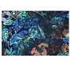 Image de Tissu coton satiné feuillage coloré vendu au mètre(...) - neytiri multicolore