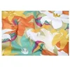 Image de Tissu coton enduit fleurs printanières vendu au mètre(...) - vaninaorange