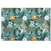 Image de Tissu coton papillons fleuris vendu au mètre(...) - papiliovert