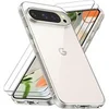 Image de Coque et 2 Verres Trempés pour Google Pixel 9 Pro XL - Protection Transparente Antidérapante Souple -