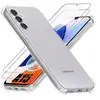 Image de Coque pour Samsung Galaxy A15 5G/4G - TPU Antichoc Transparente + 2 Verres Trempés Vitre Protection -