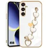 Image de Coque pour Samsung Galaxy A56 5G, Protection Anti-Rayures Ultra Slim avec Bracelet - Blanc -