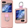 Image de Coque pour Samsung Galaxy Z Flip 5, Protection Anti-Rayures Antichoc avec Boucle - Rose -