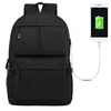Image de (#78) Laptop Shoulders Bag Backpack with External USB Charging Port,For 15.6 inch and Below Macbook(Black)