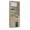 Image de Bibliotheque / etagere de rangement, coloris Cambrian - Hauteur 196.5 x Longueur 75.5 x Profondeur 33 cm --