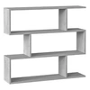 Image de Bibliothèque, étagère basse 3 niveaux en bois mélaminé - Longueur 110 x Profondeur 24 x Hauteur 97 cm --