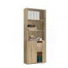Image de Bibliothèque, étagère de rangement coloris chêne doré - Longueur 75,50 x Profondeur 33 x hauteur 196,50 cm - -