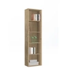 Image de Bibliothèque, étagère de rangement coloris chêne doré - Longueur 75,50 x Profondeur 33 x hauteur 196,50 cm - -
