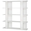 Image de Etagère murale, bibliothèque en bois coloris blanc - longueur 110 x profondeur 29 x hauteur 122 cm - -
