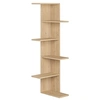 Image de Etagère murale, bibliothèque coloris chêne cambrian - longueur 37 x profondeur 24 x hauteur 141 cm - -