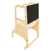 Image de Tour d'observation pour enfant en bois coloris beige - Longueur 57 x Profondeur 52 x Hauteur 91 cm