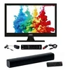 Image de Pack tv led 16" 40cm télévision hd + barre de son compact bluetooth