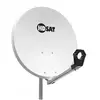 Image de Parabole satellite aluminium Blanche 60cm avec Support LNB idéal ASTRA EUTELSAT