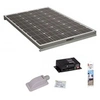 Image de Pack Panneau Solaire Monocristallin 140W + Kit de Pose Solaire avec Régulateur