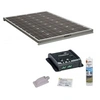 Image de Pack Panneau solaire 140W + Kit de pose Solaire avec Régulateur 160W 10A