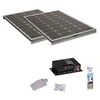 Image de Pack 2x Panneaux solaire 120W + kit de pose avec régulateur MPPT 320W 20A