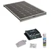 Image de Pack Panneau solaire 160W camping car + Kit de pose solaire avec régulateur de charge PWM 160W 10A