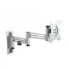 Image de support tv camping car 180° double bras en aluminium charge max 15kg