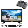 Image de Pack tv led 22" 55cm téléviseur hd connecté 12v + clavier ergonomique