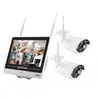 Image de Semac kit 2x cameras pro vidéo surveillance full hd 1080p avec ecran 12" 30cm sans fil
