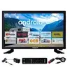Image de tv led 22" 55cm téléviseur full hd android bluetooth smart tv camping car