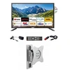 Image de Pack TV LED 21.5" 54cm Smart Connect Lecteur DVD Intégré + Support TV Camping Car