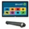 Image de Pack téléviseur 22 pouces 55cm connecté et barre de son stereo campingcar