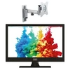 Image de Pack TV led 16pouces 40cm full hd support TV camping car 180° charge max 15kg