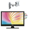 Image de Pack tv led 15.6 pouces hd tnt dvd 12v support mural.180deg charge 15 kg l.37.6 x l.24 h.4.5 cm -
