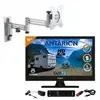 Image de Pack tv led 19" 48cm téléviseur hd 12v + support tv double bras