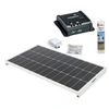 Image de PACK Panneau solaire Monocristallin 120W + Régulateur PWM 10A + Kit de pose Camping-car