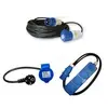 Image de Pack Rallonge Electrique 25m Prise P17 + Adaptateur Femelle P17 230V + HABA Rallonge Multiprise 1.5m Camping Car