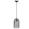 Image de - Suspension luminaire en métal filaire Cage - Diam. 20 cm - Noir - Cage