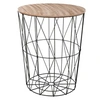 Image de - Table à café filaire Kumi - Diam. 47 cm - Noir - Kumi